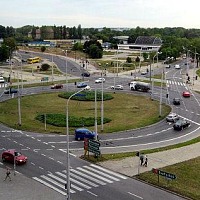 Roundabouts have less points of conflict, move more traffic per hour, and reduce urban noise pollution.