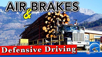 Defensive driving for truck drivers and air brakes work together to make you a safer, smarter CDL driver!