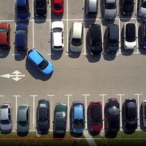 When learning to reverse and getting started with your parking, DON'T start in a busy parking lot.