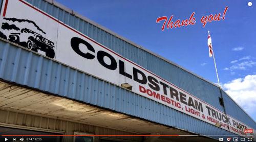 Coldstream Truck Parts in Vernon, BC provided the old Ford Louisville Truck that made this manual slack adjuster demonstration possible.