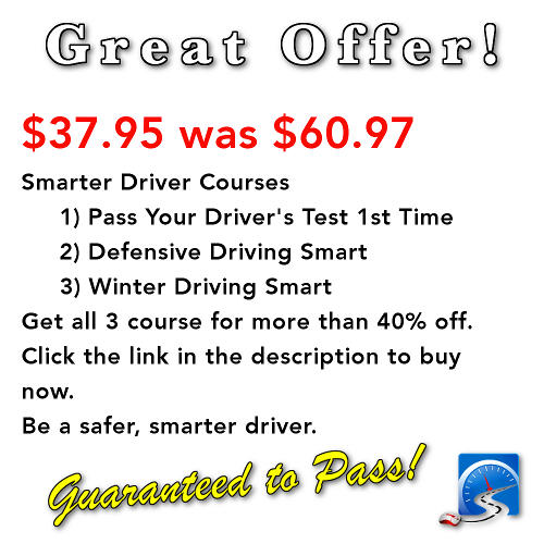 Pass your driver's test first time with this great course. And we'll throw in both the Defensive & Winter Driving Smart courses.