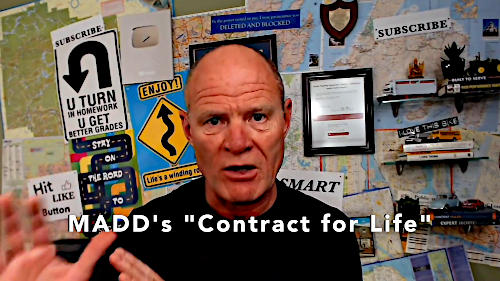 MADD's Contract for Life opens up the discussion about drinking and driving.