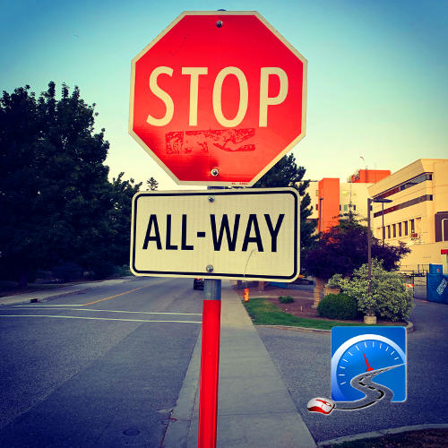 3-, 4-, and ALL-WAY STOP signed intersections have the same procedures to stay safe.