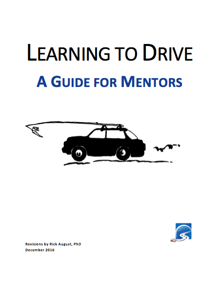 A Guide for Mentors provides information, tips, and techniques for mentors working with new drivers who are preparing for a road test.