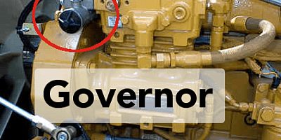 The governor controls the compressor and tells it when to pump into the system and when to pump into the atmosphere.