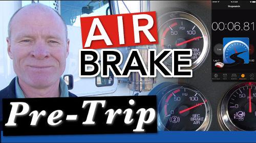 Learn how to do the complete air brake pre-trip inspection with this video.