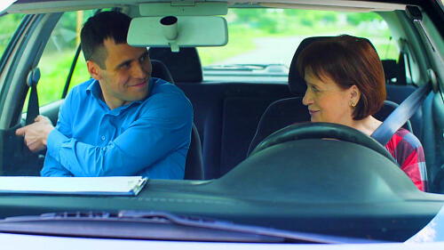 If you're older and taking driving lessons, book longer driving sessions to get more intense training.