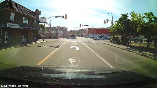 Get in the left-turning lane as soon as it starts for the best defensive posturing when turning left.