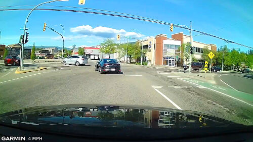 Put your front steer tires on the front crosswalk line when waiting to make a left turn.