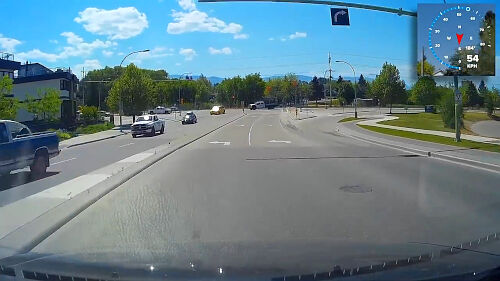 Get into the correct lane to turn immediately as you approach the intersection.