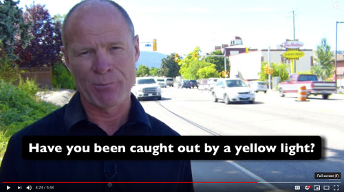 Have you ever been caught out by a yellow light...what happened?