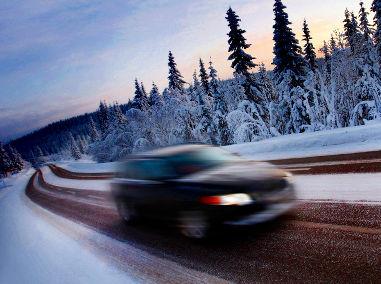 Winter roads can be treacherous. Allow extra time to arrive at your destination safely.