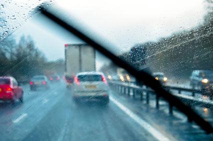 Taking a driving test in the winter is easier because it's less exact owing to roads being snow covered.